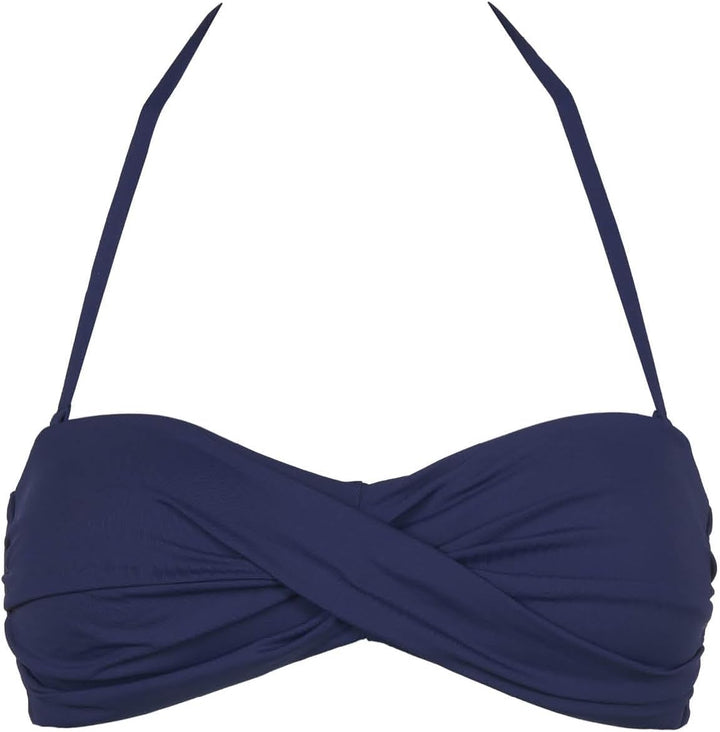 goldenpoint Bikini Damen Badeanzug BH Flecken 70B Dunkelblau, 70B Dunkelblau