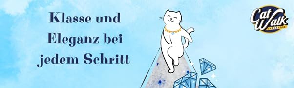 CatWalk Diamonds Silikat Katzenstreu 3,8L |Staubfrei,Kristall Silikatstreu, Geruchsbeseitigung, hohe