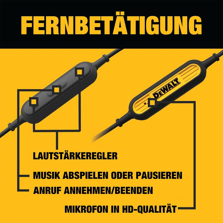 DEWALT Jobsite Earphones
