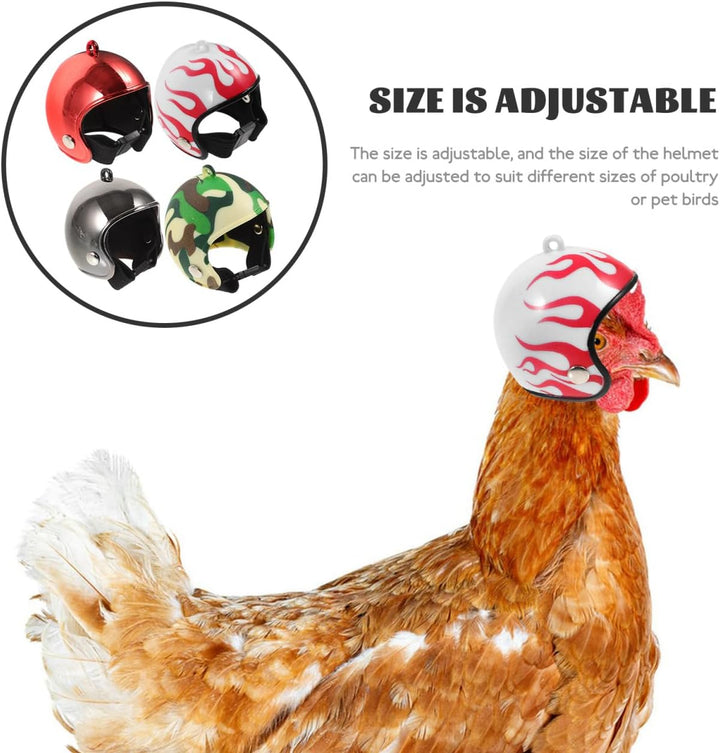 BESPORTBLE 4Stücke Puppenhelm Helme Für Spielzeughäuser Witzige Und Farbenfrohe Mini Helme Für Puppe