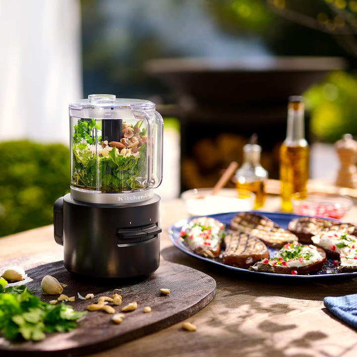 KitchenAid Kabelloser Zerkleinerer - Go Cordless - 1,18L - 2 Geschwindigkeiten und Pulse - Mit Edels