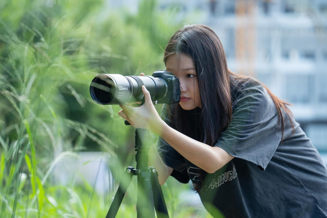TTArtisan 500 mm F6.3 Teleobjektiv mit Metallgehäuse, kompatibel mit L-Halterung (Vollformat), Schwa