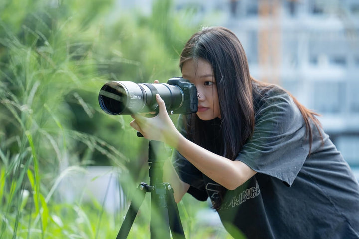 TTArtisan 500 mm F6.3 Teleobjektiv mit Metallgehäuse, kompatibel mit L-Halterung (Vollformat), Schwa