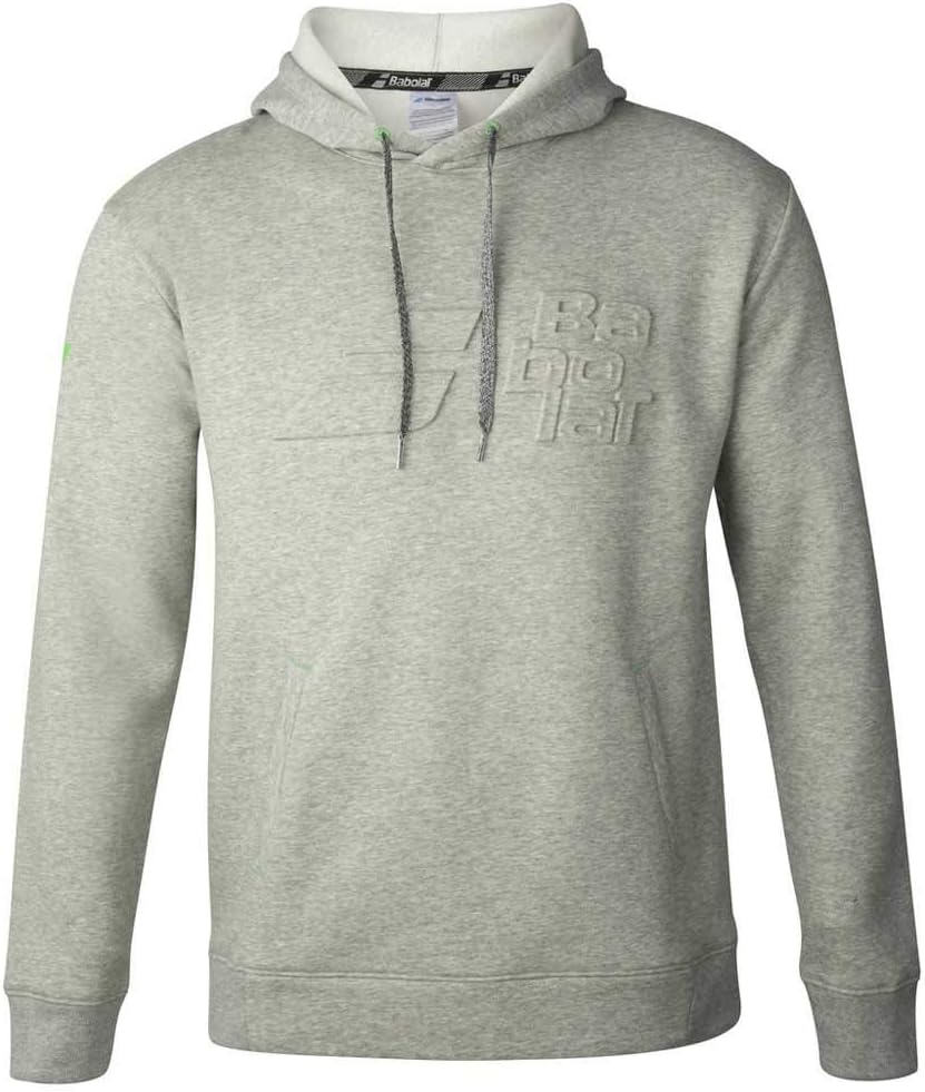 Babolat Unisex Kinder Exercise Hood Sweat Jr Sweatshirt 6-8 Jahre Grau Meliert (High Rise Hthr), 6-8