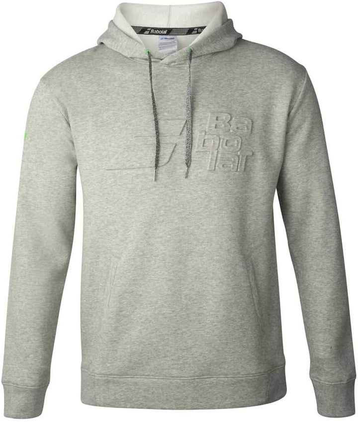 Babolat Unisex Kinder Exercise Hood Sweat Jr Sweatshirt 6-8 Jahre Grau Meliert (High Rise Hthr), 6-8
