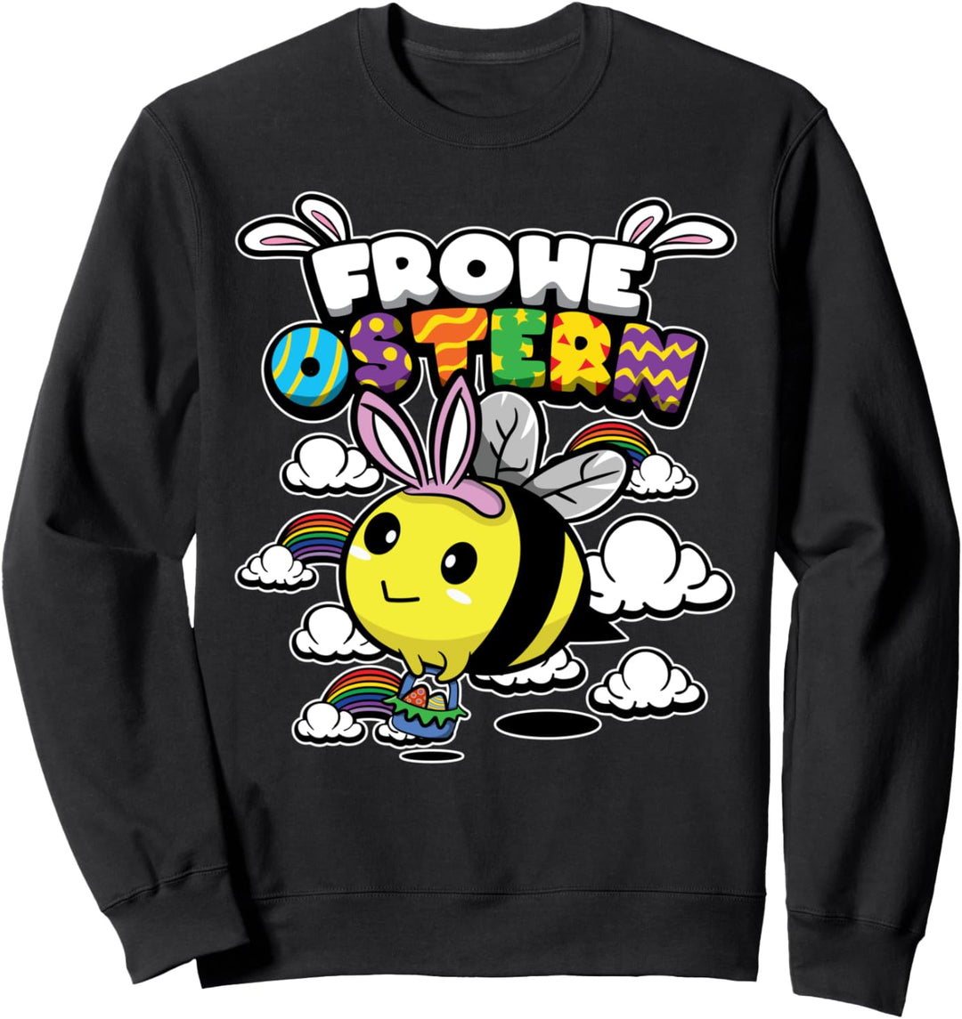 Frohe Ostern - Ostertiere - Süsse getarnte Biene Sweatshirt