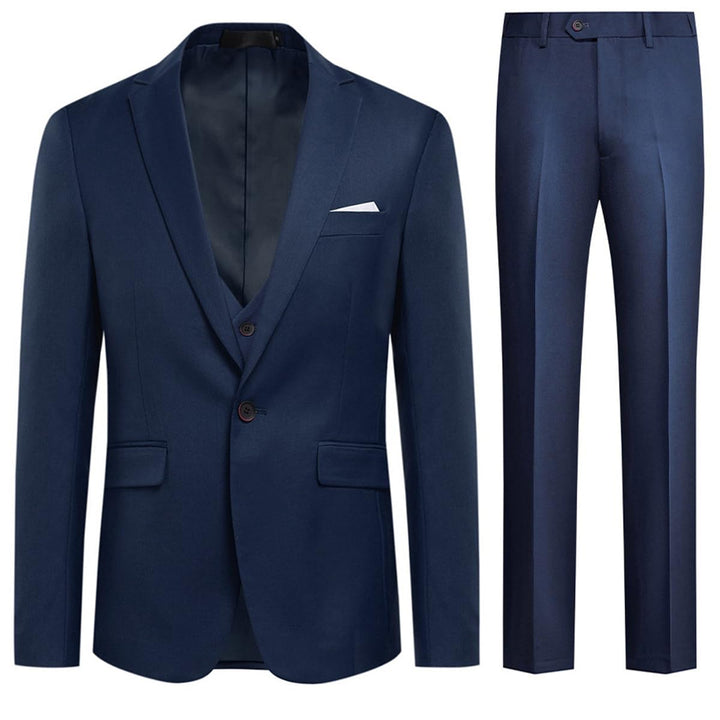 Allthemen Anzug Herren Anzug Slim Fit 3 Teilig Herrenanzug 3-Teilig Anzüge Herren Modern Sakko für B