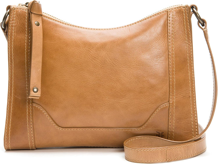FRYE Damen Melissa Reissverschluss Umhängetasche Beige, Beige
