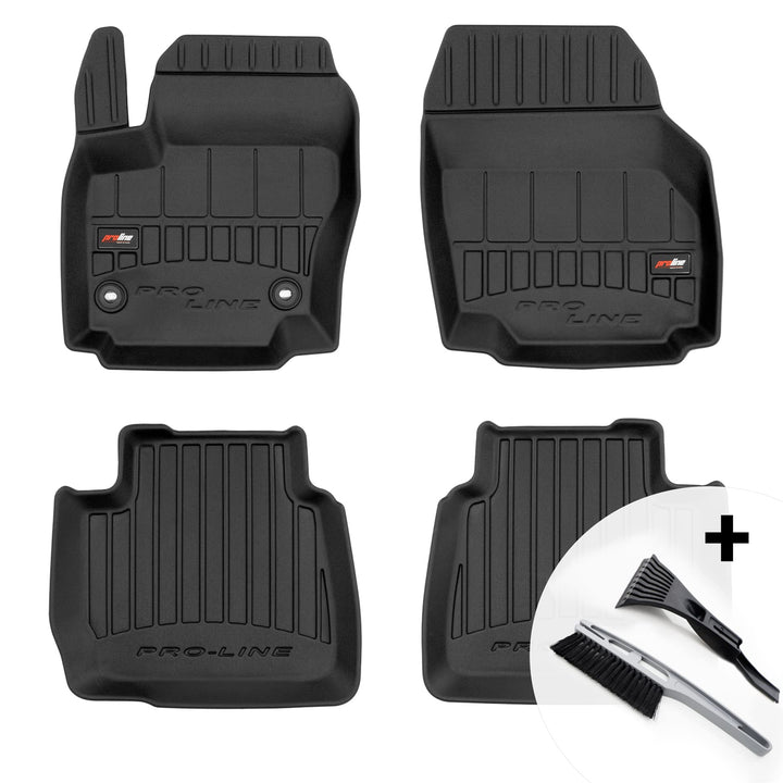moto-MOLTICO 3D Gummimatten Auto Fussmatten Gummi Automatten 4-teilig Set - passend für Ford Mondeo