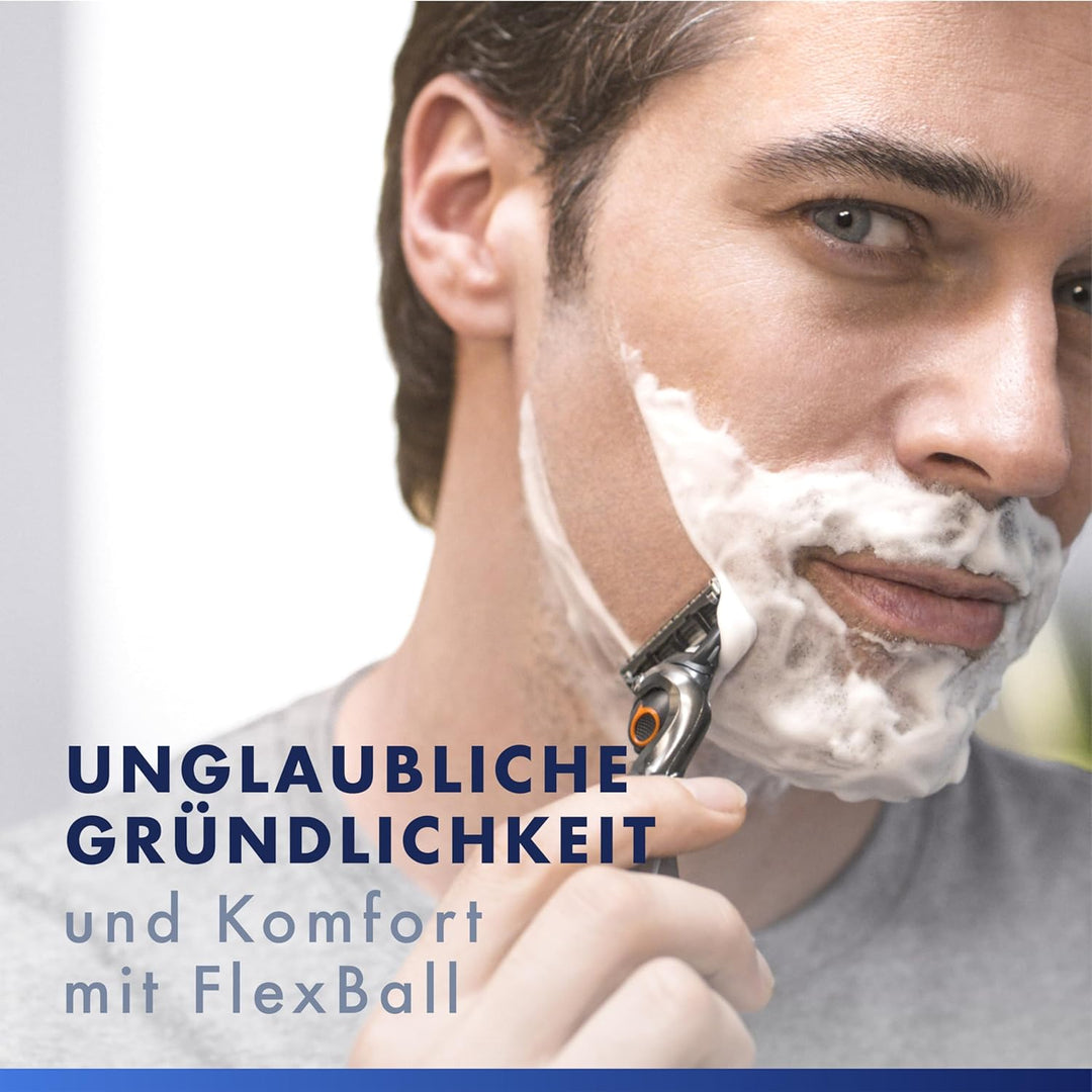 Gillette Fusion5 Rasierer für Männer, UEFA Champions League Edition — Inkl. 1 Nassrasierer Herren, 4
