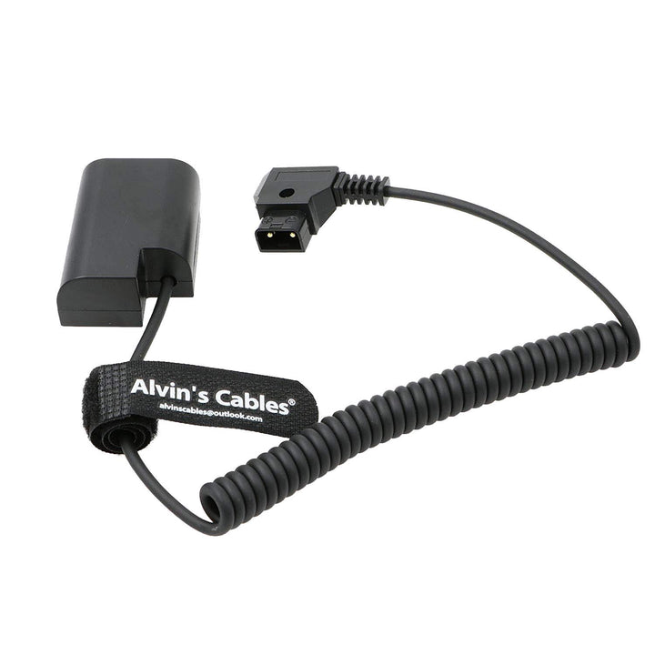 Alvin's Cables Anton Bauer D-Tap auf DMW-DCC12 Gleichstromkoppler Dummy Batterie für Spiral Kabel fü
