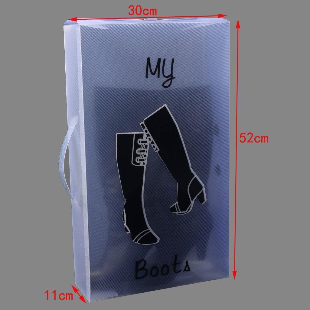 Schuhaufbewahrung Stiefelbox schuhkasten Stiefel 52x30x11cm, 5 St JLA191-5X