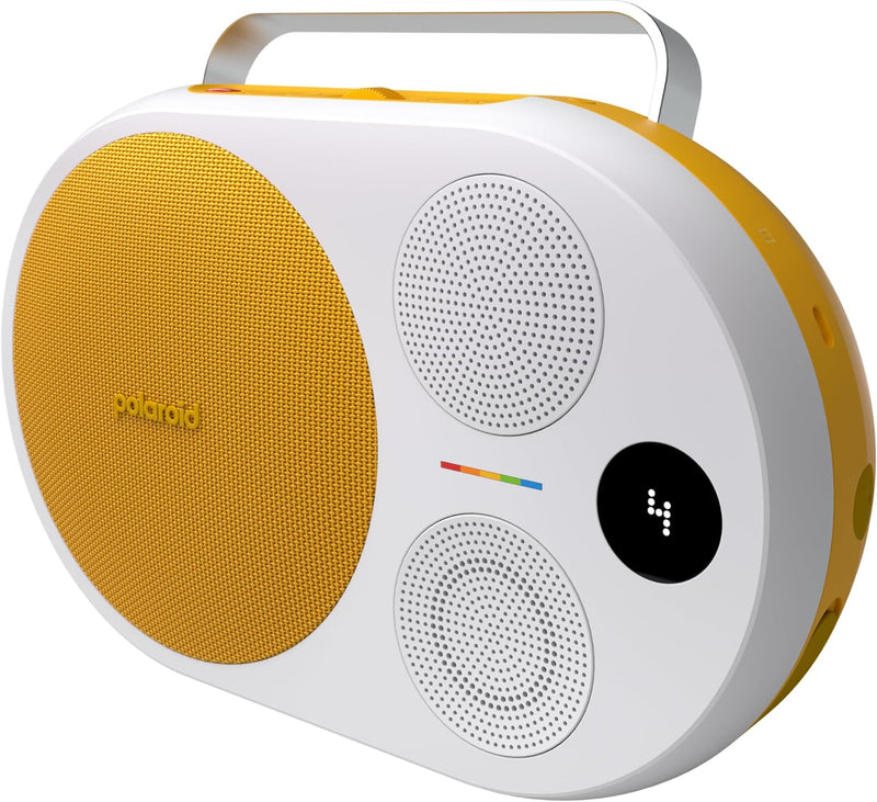 Polaroid P4 Music Player (Yellow) – Powerful Large Room Wireless Bluetooth Speaker Rechargeable with