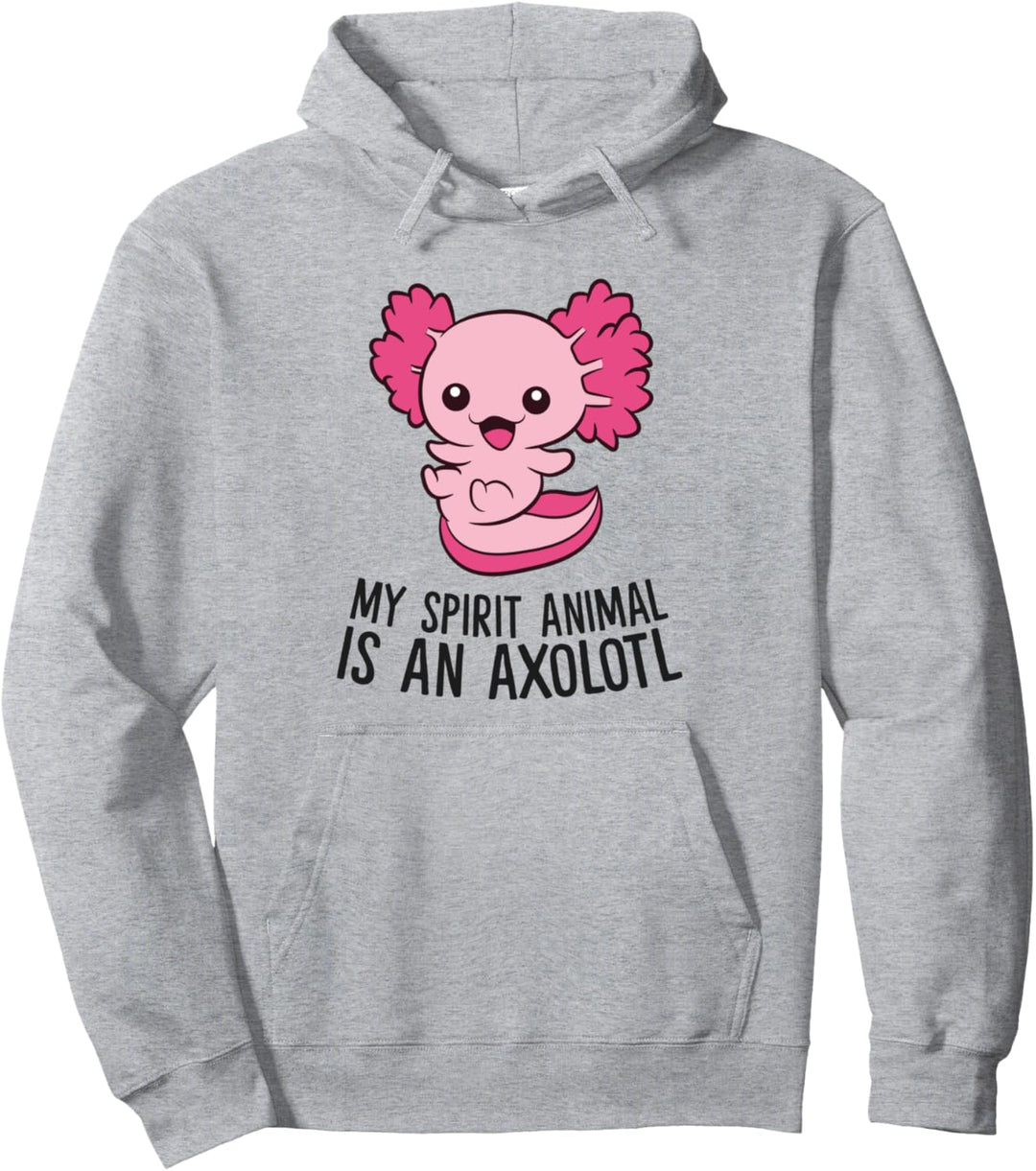 Mein Geist Tier ist ein Axolotl Pullover Hoodie