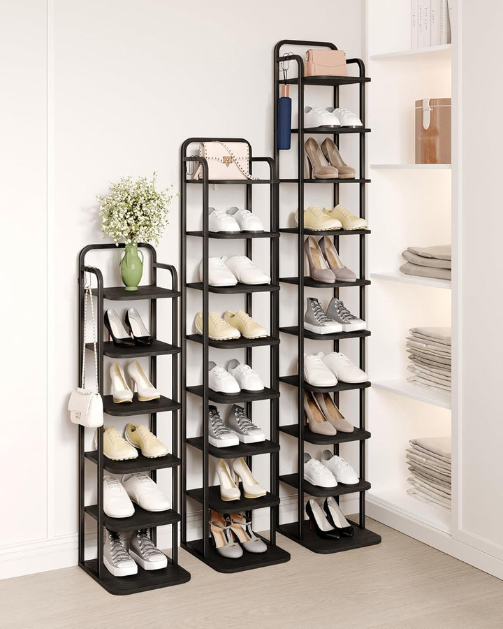 Hzuaneri Vertikales Schuhregal, 6-Stöckige Schuhregale, Schuhturm Für Kleine Räume, Freistehend, Ver