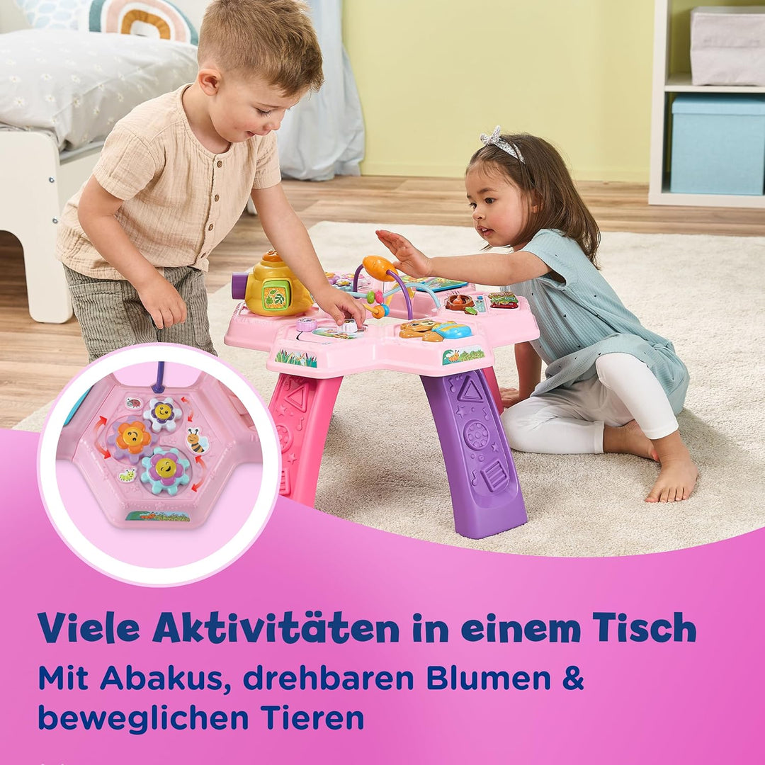 Vtech Babys Entdeckertisch Pink I Interaktiver Spieltisch mit Licht Musik, Formen, Zahlen I Lerntisc