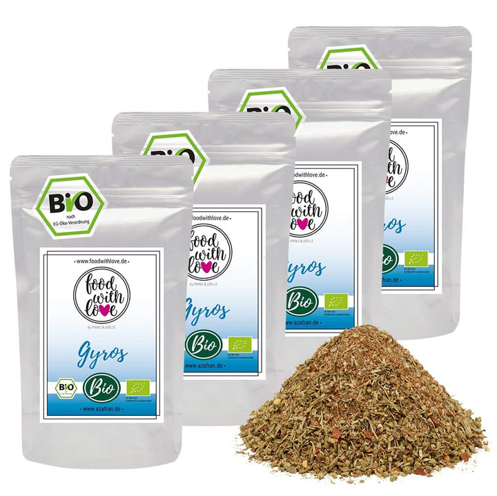 Azafran Bio Gyros Gewürzzubereitung Food with Love 1kg 1 kg (1er Pack), 1 kg (1er Pack)