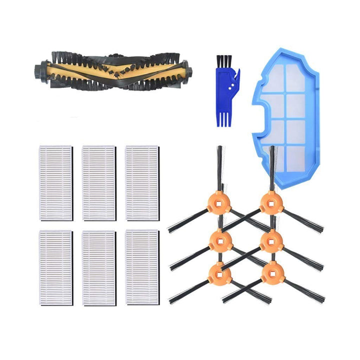 MAXDIRECT Accessory Spare Parts Kit Seitenbürste, Zentralbürste, HEPA-Filter, Vakuumschwammfilter fü