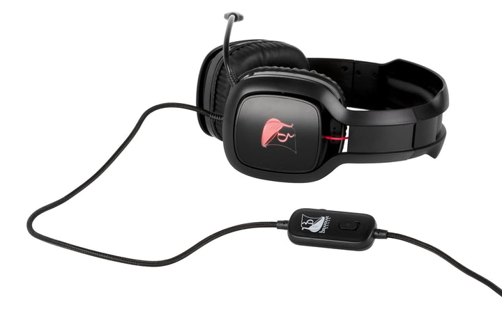 Konix Drakkar Mistlur Gaming-Headset für PC - 40-mm-Lautsprecher - Flexibles Mikrofon - 2-m-Kabel -