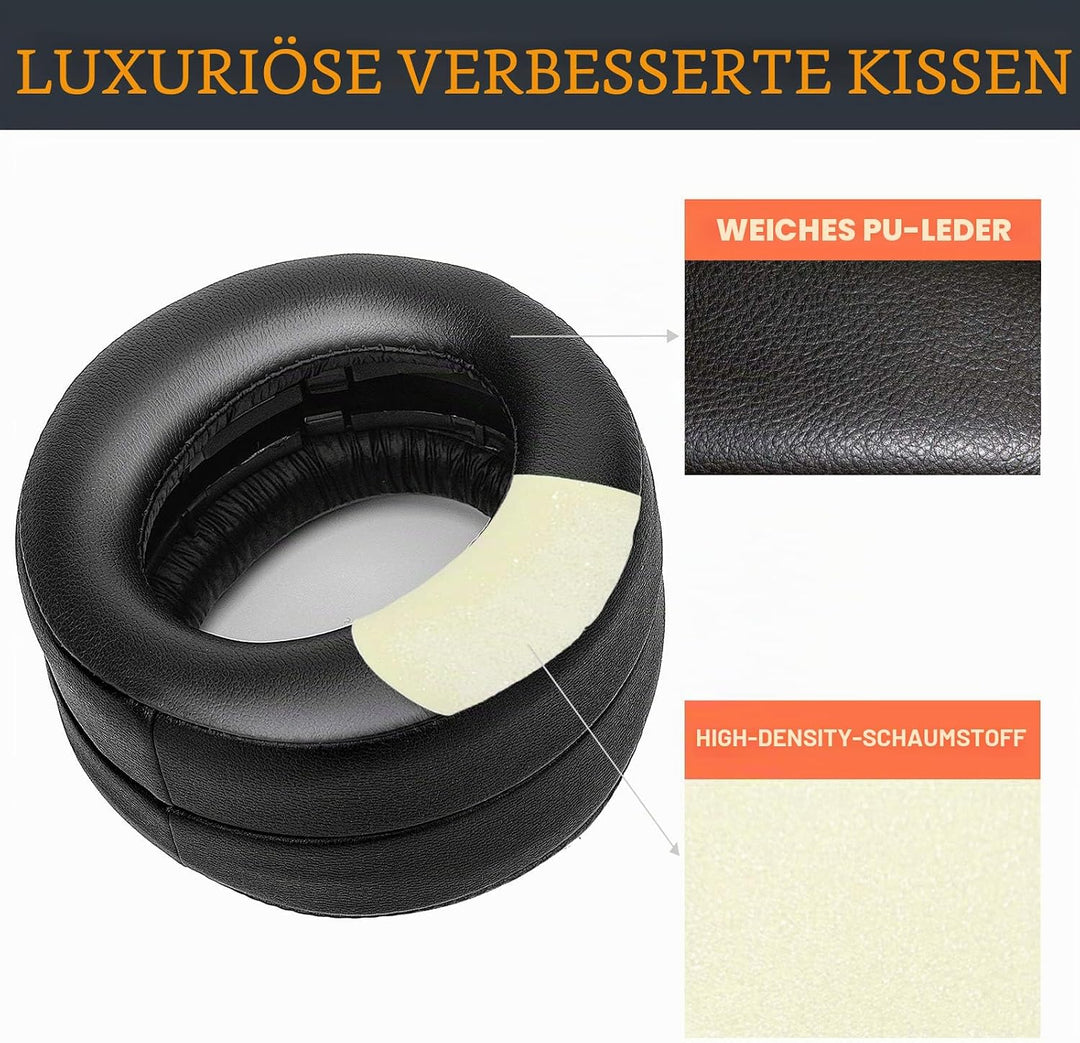 SOULWIT Professionelle Ersatzpolster Ersatz Ohrpolster Polster für Sony New Gold Wireless PS4 Kopfhö