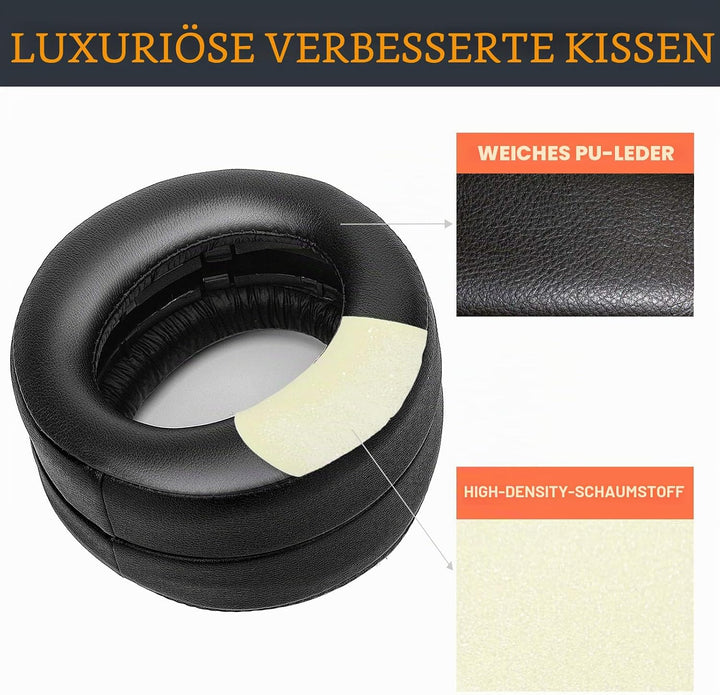 SOULWIT Professionelle Ersatzpolster Ersatz Ohrpolster Polster für Sony New Gold Wireless PS4 Kopfhö