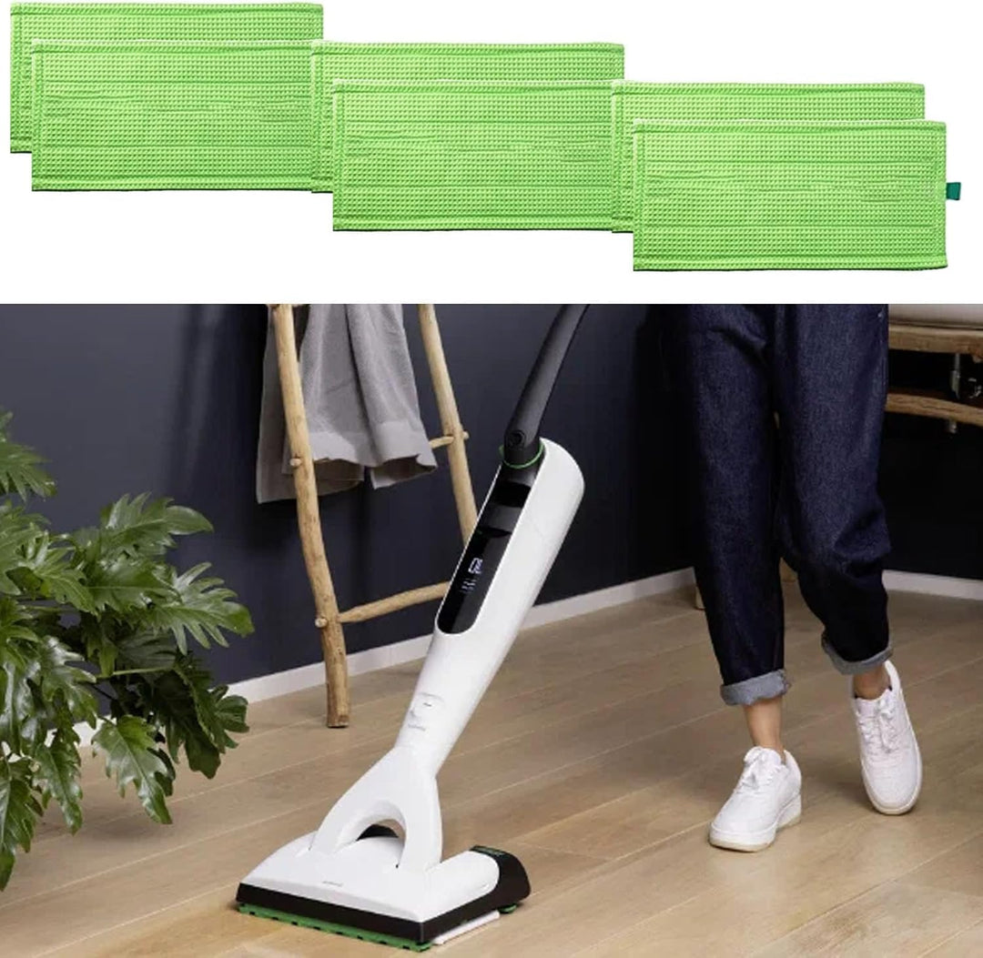 6 Stk Ersatz Mikrofaser Bodenwischer Pads Kompatibel mit Kobold SP600 SP600S, Vorwerk MF600 SP600 SP
