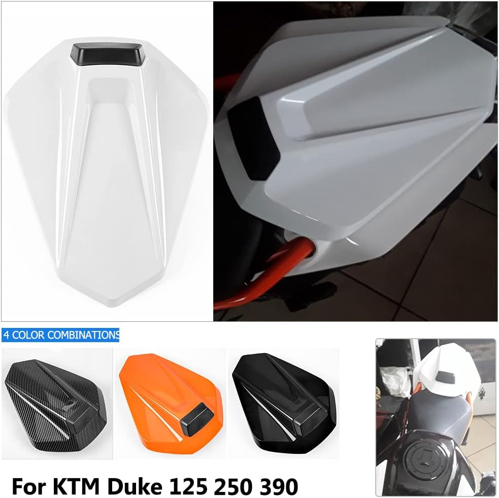 Motorrad-Soziussitzabdeckung für den Soziussitz, harter ABS-Motorverkleidung, Heckabschnitt für K.T.