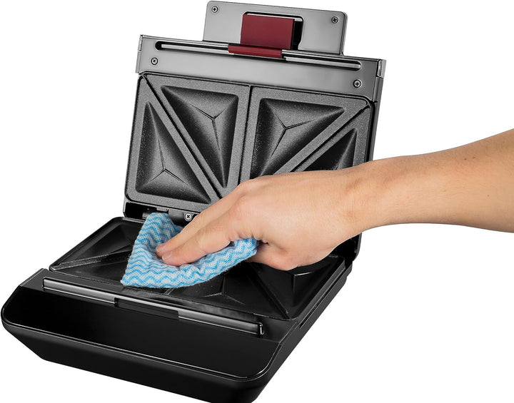Russell Hobbs Sandwichmaker [langlebige antihaftbeschichtete Platten] Sandwichtoaster Easy Clean (sc