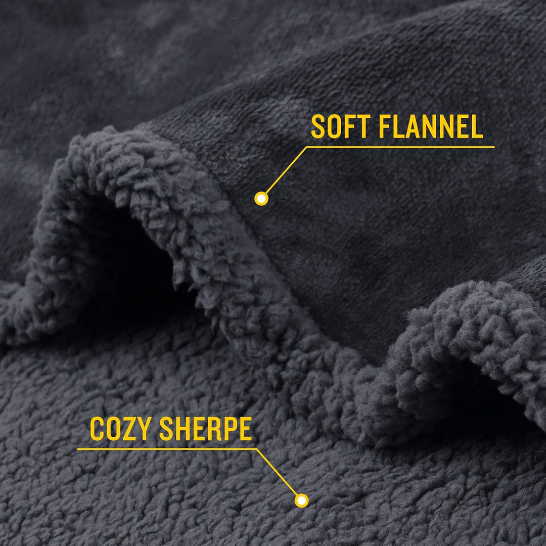 luciphia Wasserdicht Hundedecke Flaushig, Fleece Haustier Decke Waschbar | Schutzdecke für Sofa,Couc