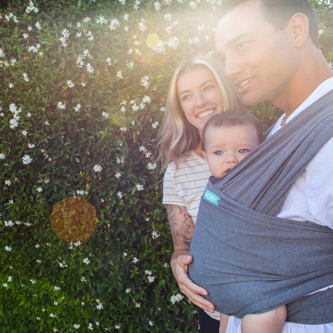 Moby Wrap Babytragetuch für Neugeborene bis Kleinkind - Element - Baby Wrap Carrier Slings - Perfekt