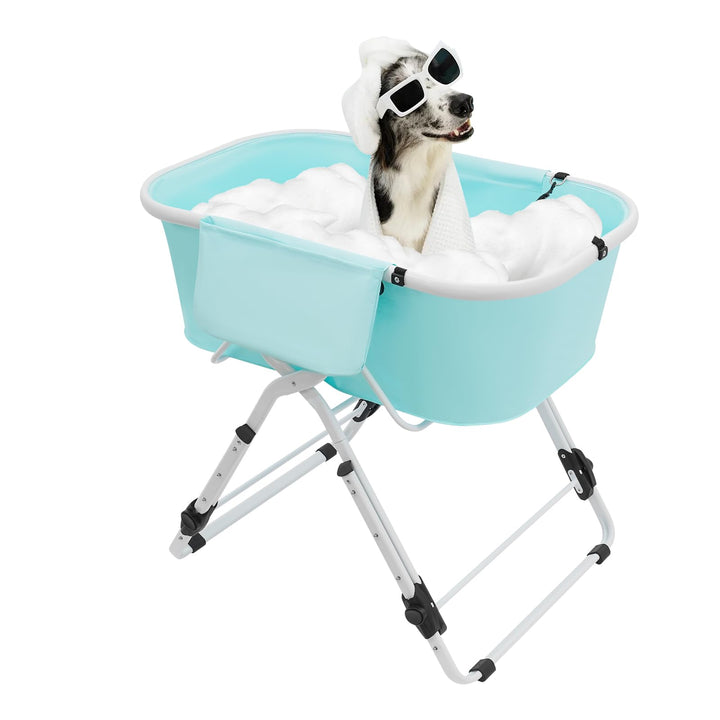 Hundebadewanne ErhöHte ErhöHte & Faltbare Badewanne für Haustiere mit Einstellbarer HöHe, Tragbare B