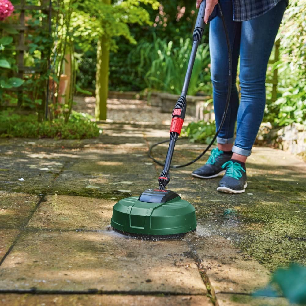 Bosch Terrasenreiniger Aufsatz Aquasurf 250 (Zubehör für Bosch Hochdruckreiniger) Grün