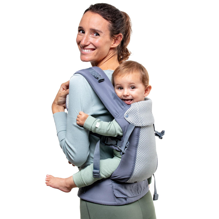 Beco Gemini Babytrage von Neugeborenem bis Kleinkind | Ergonomische Babytrage für Babys 3,2–15,8 kg