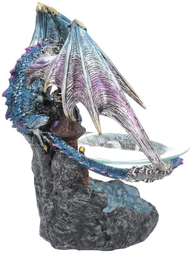 Nemesis Now Flame Saviour Ölbrenner, 24 cm, Einheitsgrösse, Blau