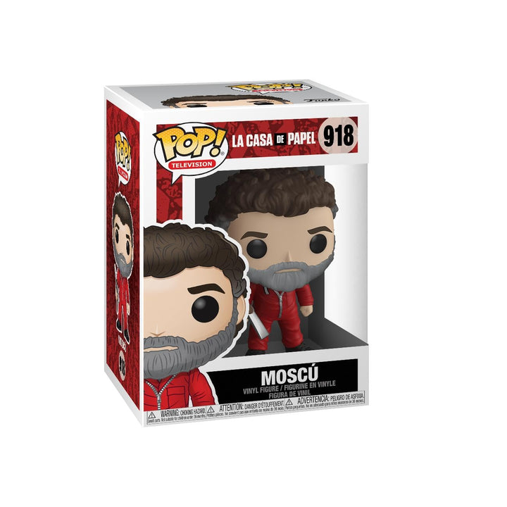 Funko Pop! TV: La Casa De Papel - Moscow - Money Heist - Haus des Geldes - Vinyl-Sammelfigur - Gesch