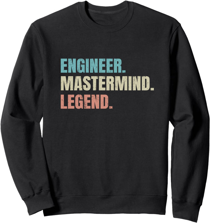 Engineer mastermind legend- distressed design Sweatshirt