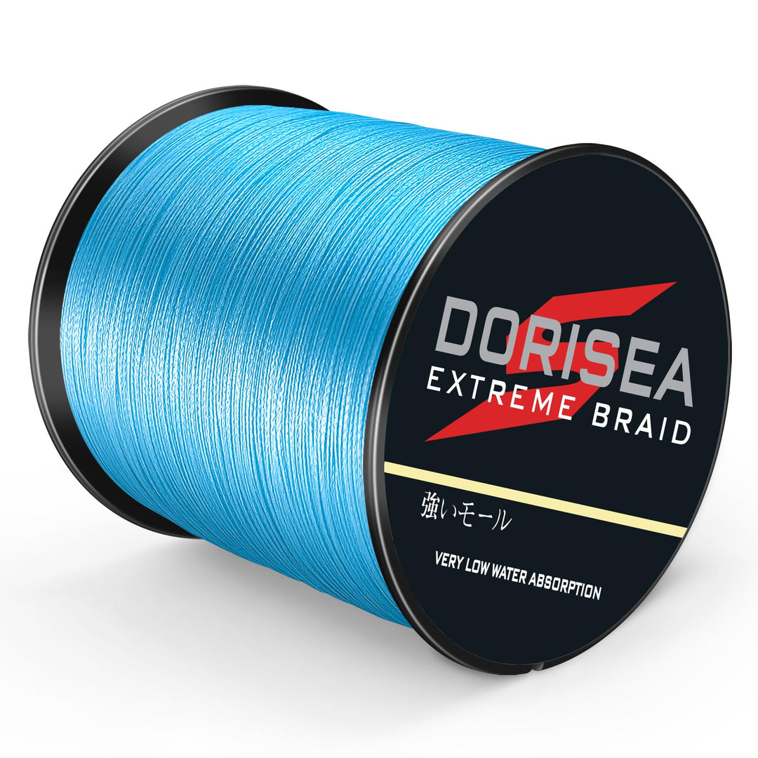 DORISEA Extreme Braid 100% PE 300 m geflochtene Angelschnur 2,7–250 kg Test-Angeldraht, Angelschnur,