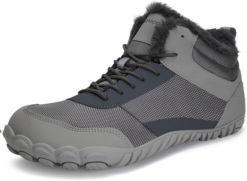 IceUnicorn Barfuss Schuhe Damen Winter Barfussschuhe Herren Trekking Wanderhalbschuhe Breiter Zehenb