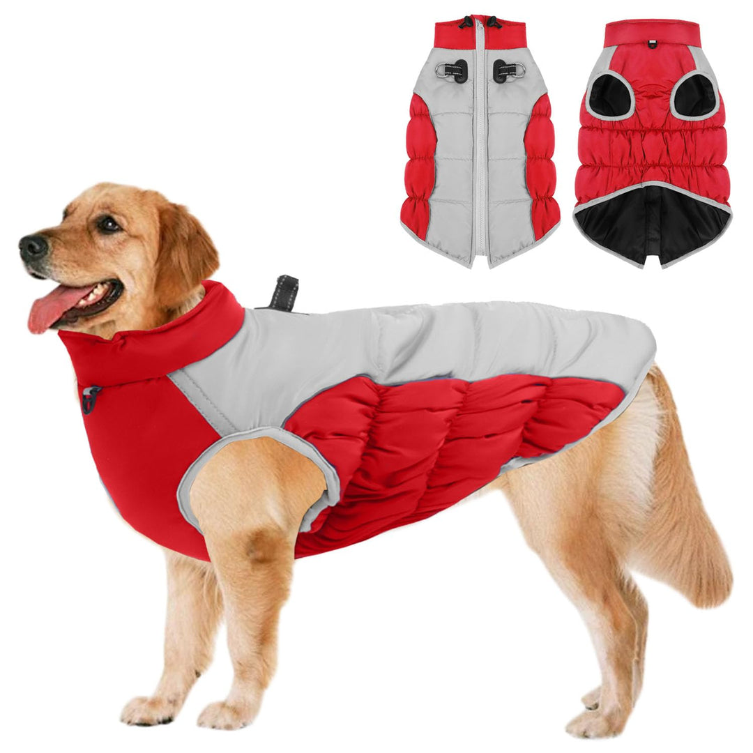 Wintermantel Hundemantel Gross Hund, Hundemantel Winter Rollkragen Warme Reflektierende,Haustier Ski