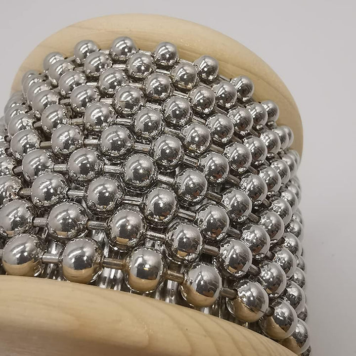 1 Stück Holz Cabasa Metall Perlen Kette & Zylinder Pop Hand Shaker Percussion Instrument Für Klassen