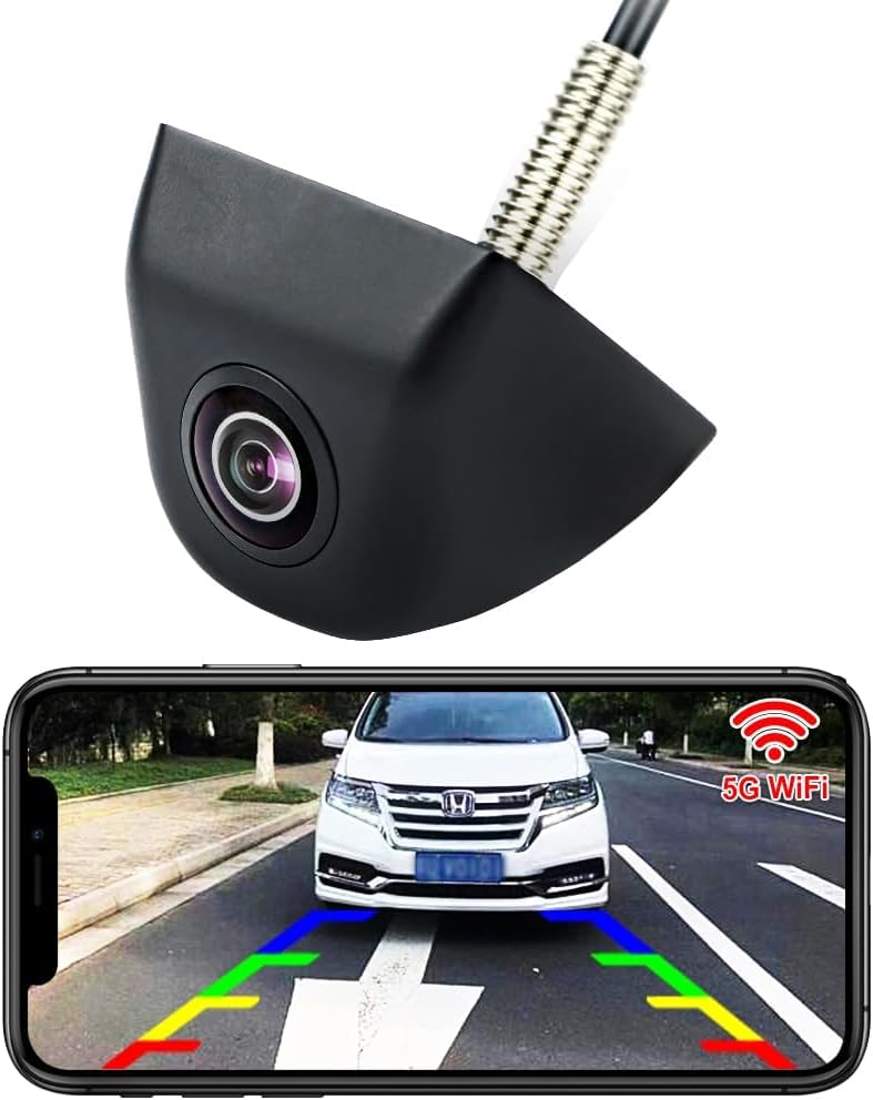 WiFi Auto Drahtlose Rückkamera, GreenYi 5G 720P HD Auto Rückansicht Rückkamera für iPhone iPad Andro