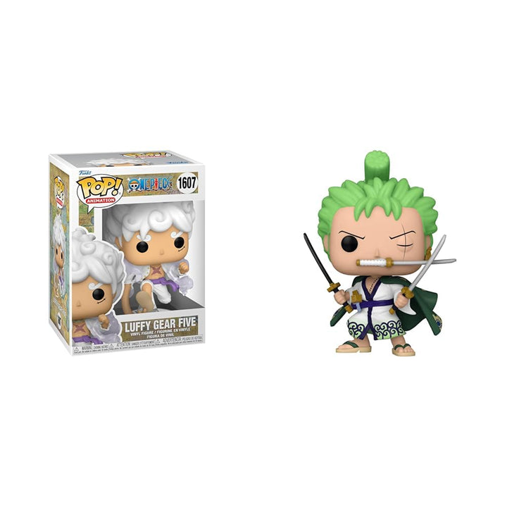 Funko POP! Animation: One Piece S8 - Monkey D. Luffy & Pop! Animation: One Piece - Roronoa Zoro - Lo