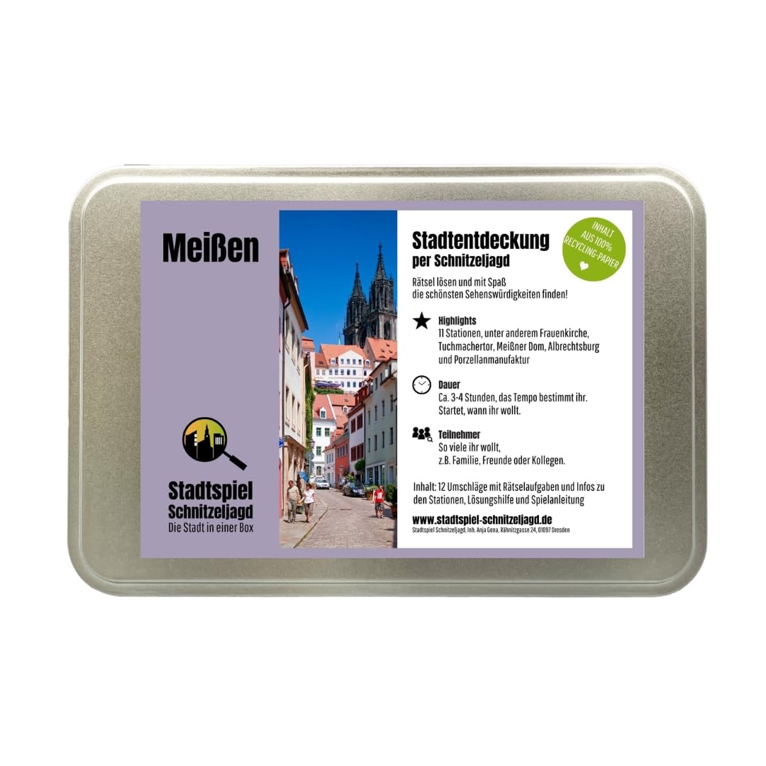 Schnitzeljagd Meissen: Stadtspiel Meissen als Schnitzeljagd für Familien, Klassenfahrten oder Teamev
