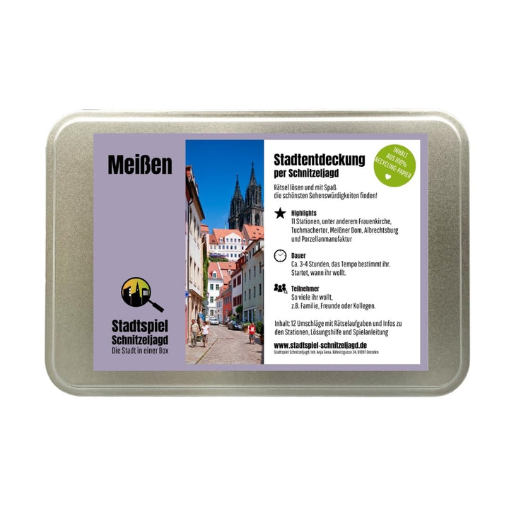 Schnitzeljagd Meissen: Stadtspiel Meissen als Schnitzeljagd für Familien, Klassenfahrten oder Teamev