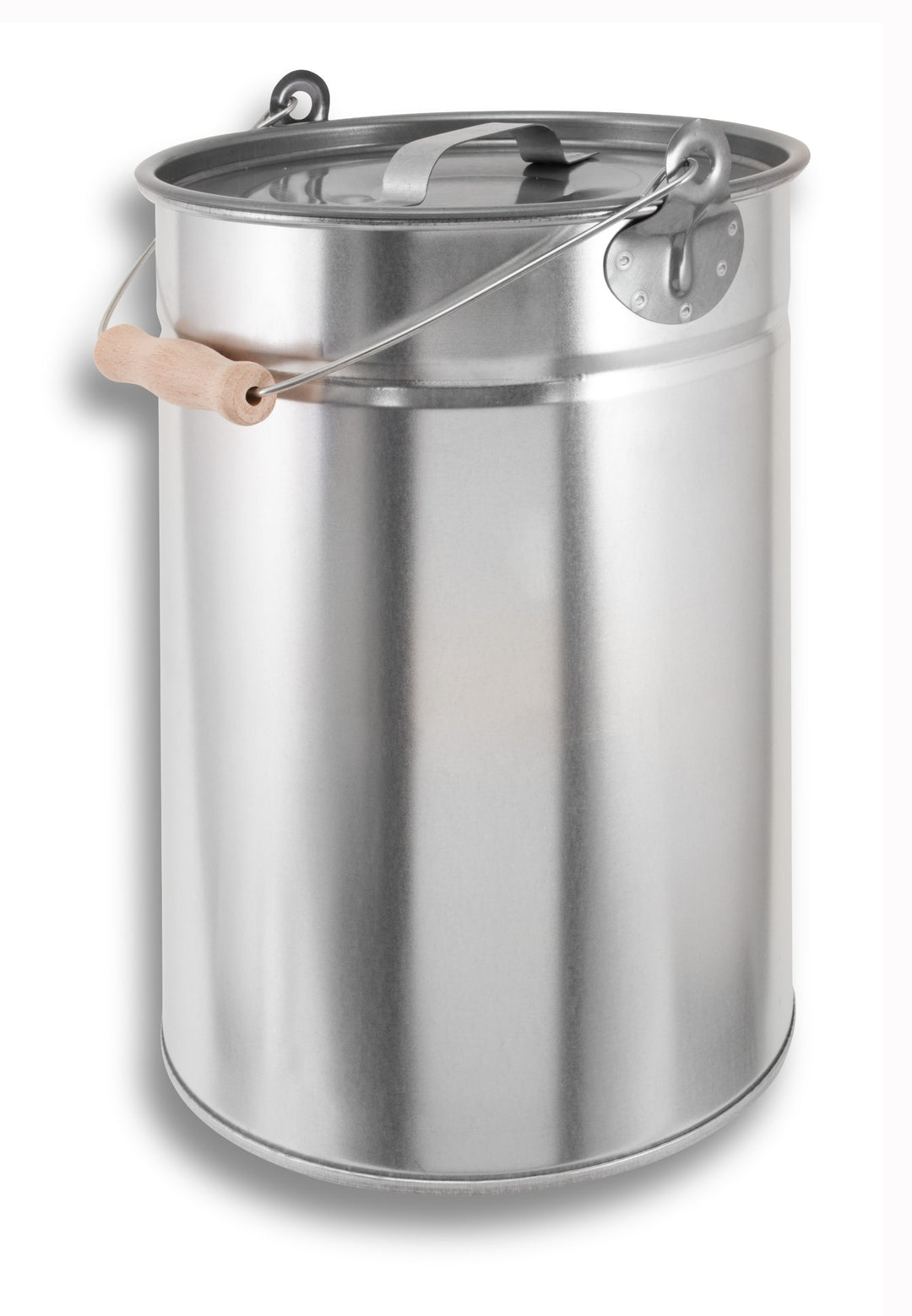 Eurotherm 620094 Kamin Ascheeimer verzinkt mit Deckel, 14 Liter