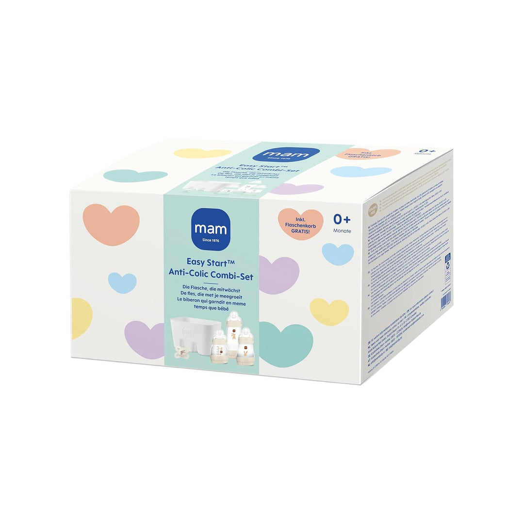MAM Easy Start Anti-Colic Combi-Set, 0+ M, beige