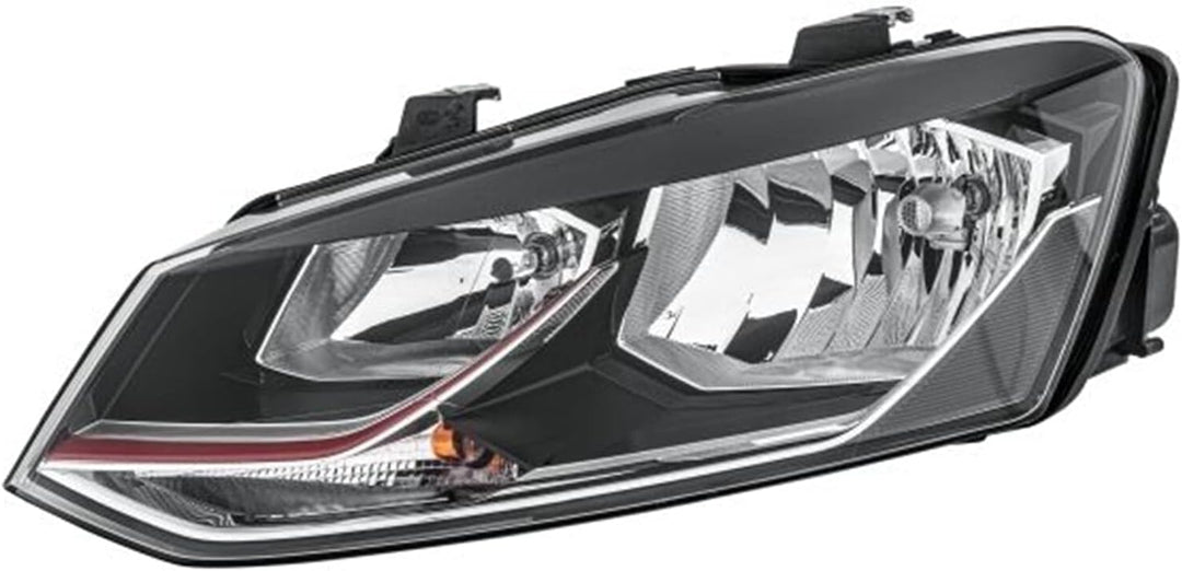 HELLA 1EB 012 034-051 FF/Halogen-Hauptscheinwerfer - links - für u.a. VW Polo (6R1, 6C1) - GTI Links