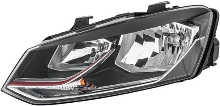 HELLA 1EB 012 034-051 FF/Halogen-Hauptscheinwerfer - links - für u.a. VW Polo (6R1, 6C1) - GTI Links