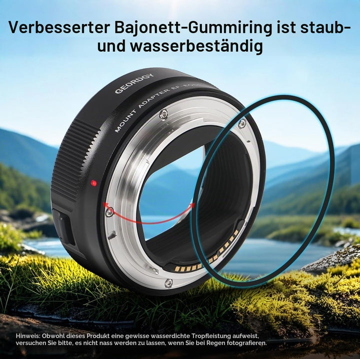 Objektivadapter, AF Adapter für Canon EF/EF-S Serie Objektive an Canon EOS-R Kameras inkl. EOS RP R3