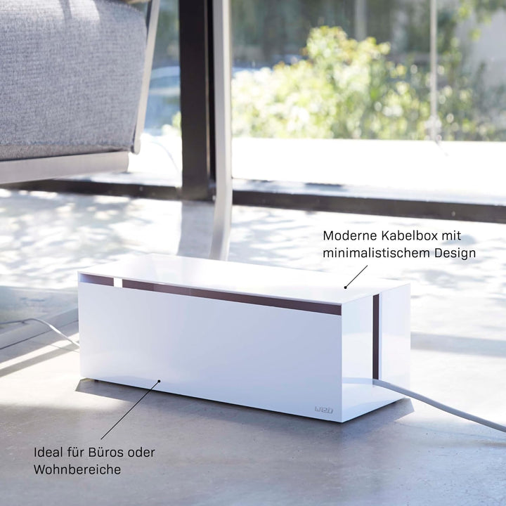 Cable Box Web - white Weiss, Weiss